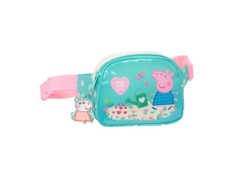 Чантичка за Кръста Peppa Pig Pretty flowers Жълт Мента 14 x 11 x 4 cm