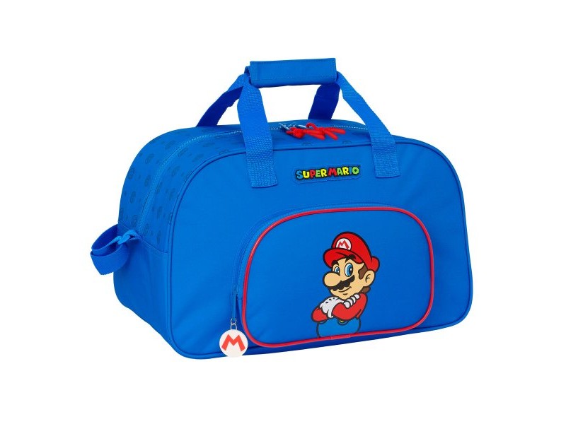 Спортна Чанта Super Mario Play Син Червен 40 x 24 x 23 cm
