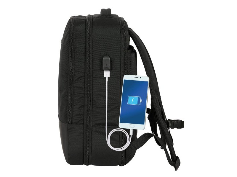 Раница Safta Multisports На пътуване Черен Business 30 x 44 x 16 cm