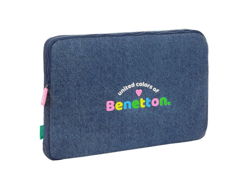 Калъф за каптоп Benetton Denim Син 15,6'' 39,5 x 27,5 x 3,5 cm Калъф за каптоп Benetton Denim Син 15,6'' 39,5 x 27,5 x 3,5 cm