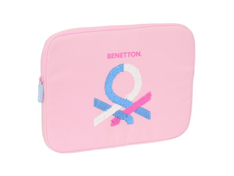 Калъф за каптоп Benetton Pink Розов 15,6'' 39,5 x 27,5 x 3,5 cm