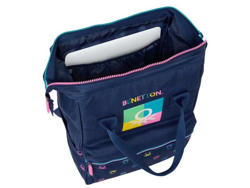 Раница за лаптоп Benetton Cool Морско син 27 x 40 x 19 cm