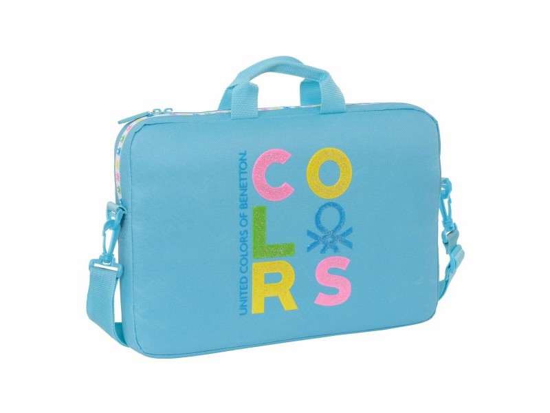 Чанта за лаптоп Benetton Spring Селесте 40 x 27 x 4 cm