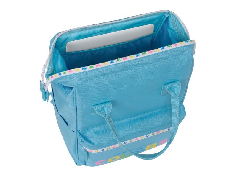 Раница за лаптоп Benetton Spring Небесно синьо 27 x 40 x 19 cm