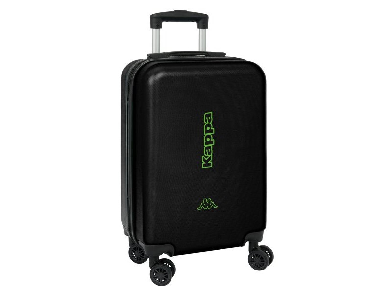 Куфар на Колелца за Ръчен Багаж Kappa kappa Черен 20'' 34,5 x 55 x 20 cm