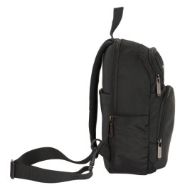Раница Safta Black Черен 18 x 34 x 12 cm