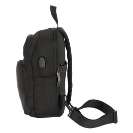Раница Safta Black Черен 18 x 34 x 12 cm