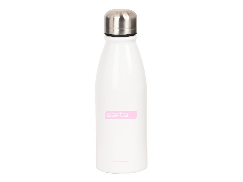 Бутилка за вода Safta Бял 500 ml