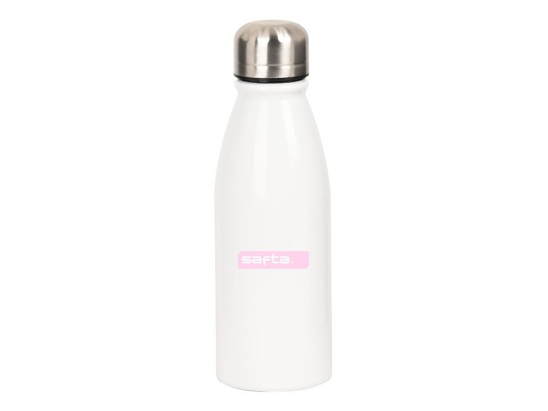 Бутилка за вода Safta Бял 500 ml