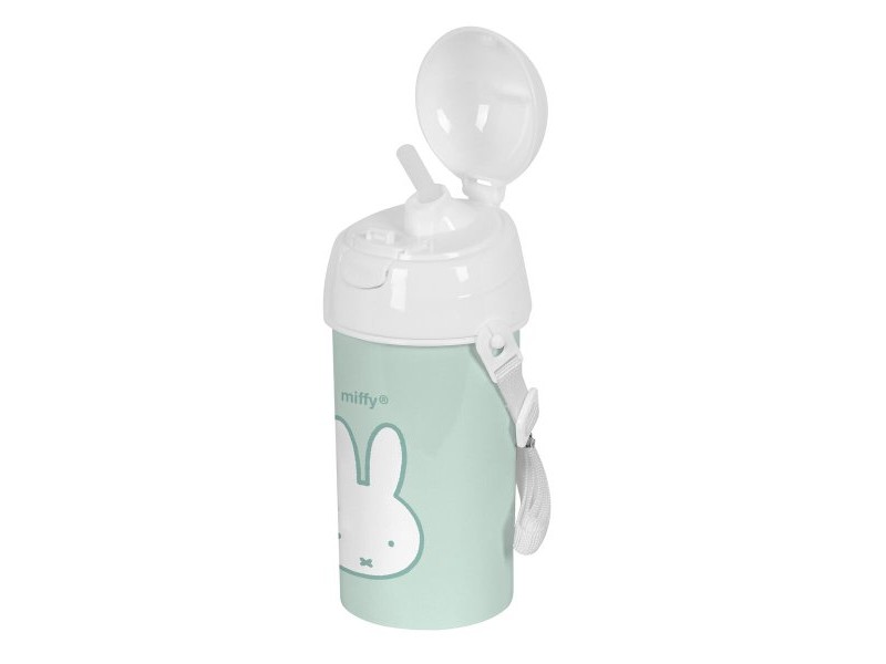 Бутилка с Капак и Сламка Miffy Menta Мента PVC 500 ml