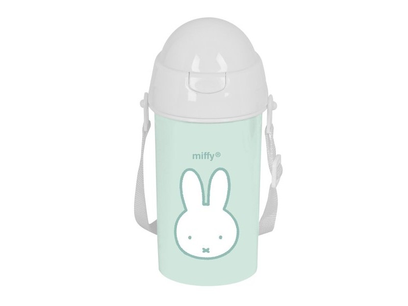 Бутилка с Капак и Сламка Miffy Menta Мента PVC 500 ml