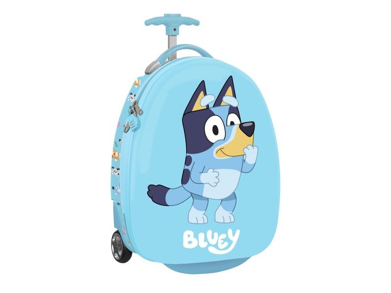 Куфар на Колелца за Ръчен Багаж Bluey Селесте 16'' 23 L 28 x 43 x 23 cm Детски