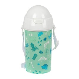 Бутилка за вода Safta Dino Зелен PVC 500 ml
