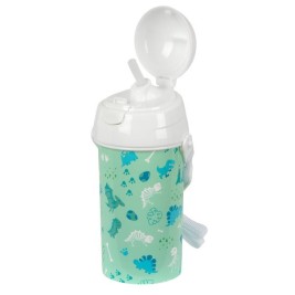 Бутилка за вода Safta Dino Зелен PVC 500 ml