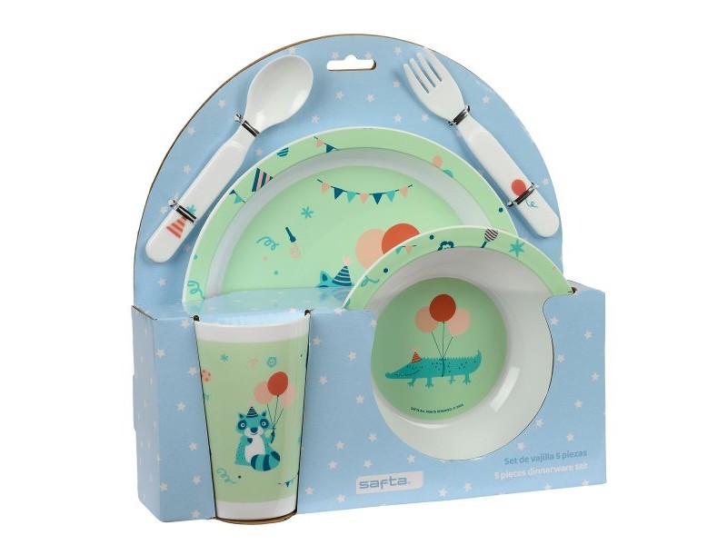 Детски комплект съдове Safta Fiesta полиестер 26 x 26 x 9 cm Детски комплект съдове Safta Fiesta полиестер 26 x 26 x 9 cm