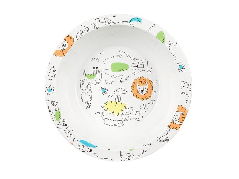 Детски комплект съдове Safta Zoo полиестер 26 x 26 x 9 cm