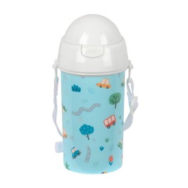 Бутилка за вода Safta Coches Син PVC 500 ml