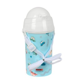 Бутилка за вода Safta Coches Син PVC 500 ml