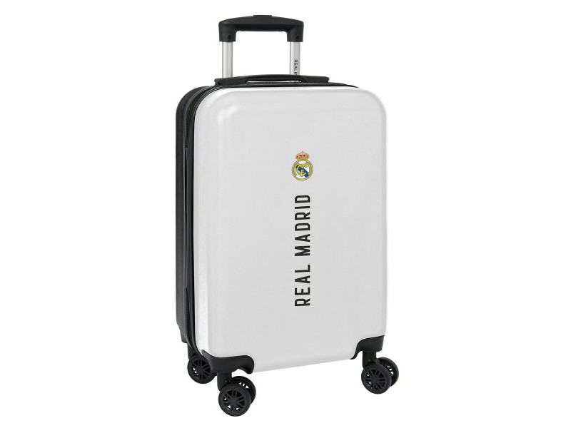 Куфар на Колелца за Ръчен Багаж Real Madrid C.F. 1st Kit 24/25 Бял Сив 20