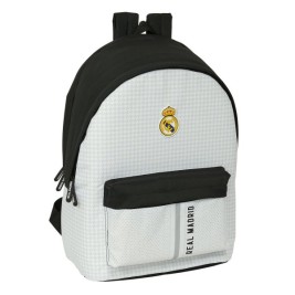 Раница за лаптоп Real Madrid C.F. 24/25 Бял Сив 31 x 44 x 18 cm 15,6