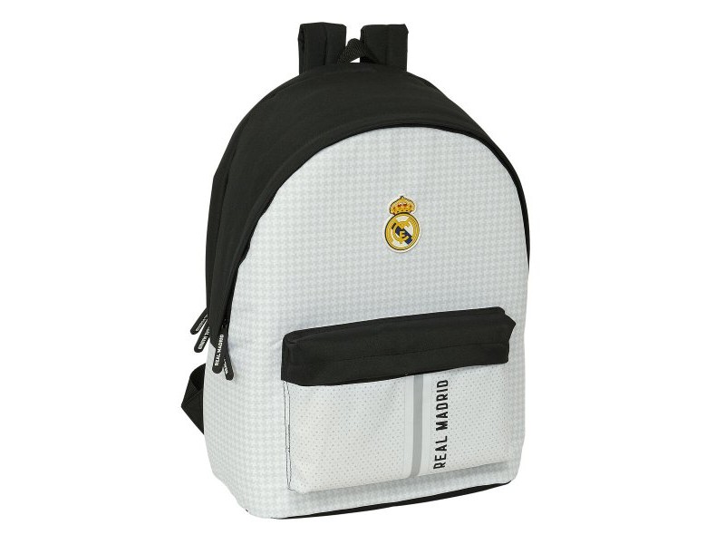 Раница за лаптоп Real Madrid C.F. 24/25 Бял Сив 31 x 44 x 18 cm 15,6