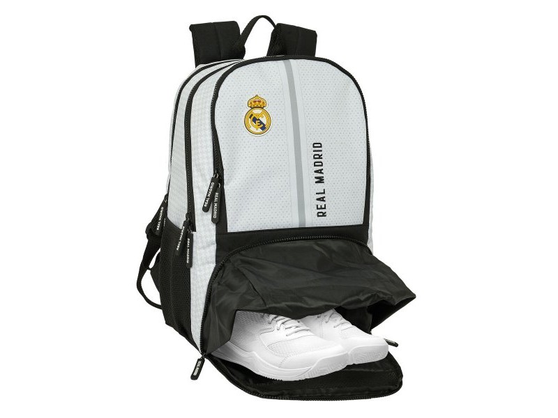 Падел Раница Real Madrid C.F. 24/25 Бял Сив