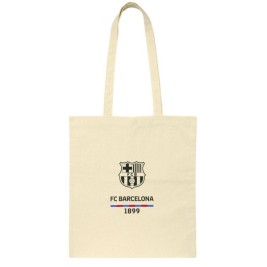 Чанта F.C. Barcelona Бежов Памук