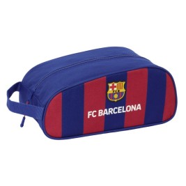 Пътническа Чанта за Обувки F.C. Barcelona Кестен Морско син 34 x 15 x 18 cm