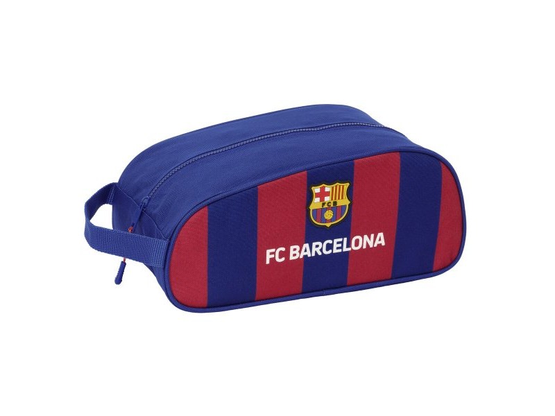 Пътническа Чанта за Обувки F.C. Barcelona Кестен Морско син 34 x 15 x 18 cm