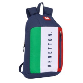 Всекидневна Раница Benetton Flag Морско син 22 x 39 x 10 cm