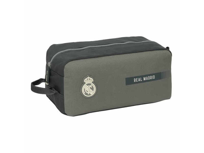 Пътническа Чанта за Обувки Real Madrid C.F. Сив 34 x 15 x 18 cm