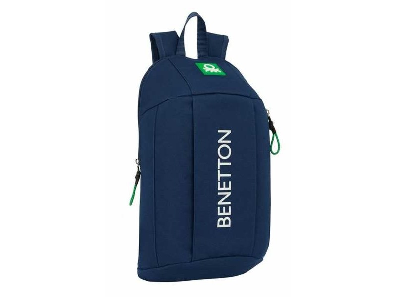 Всекидневна Раница Benetton Green Морско син 22 x 39 x 10 cm