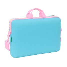 Чанта за лаптоп Benetton Unique Розов цвят тюркоаз 40 x 27 x 4 cm