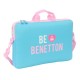 Чанта за лаптоп Benetton Unique Розов цвят тюркоаз 40 x 27 x 4 cm