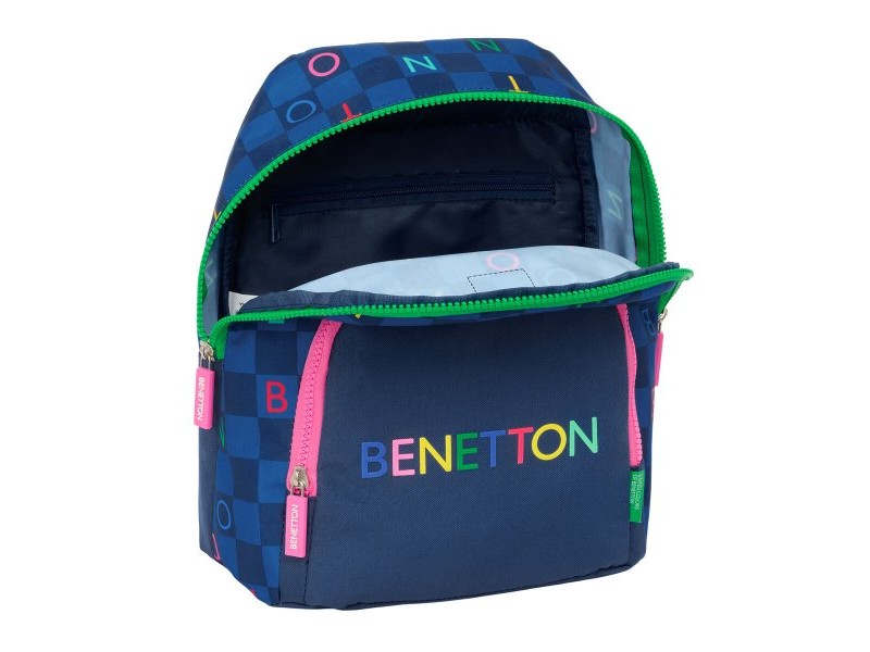 Раница Benetton Damero Морско син 25 x 30 x 13 cm