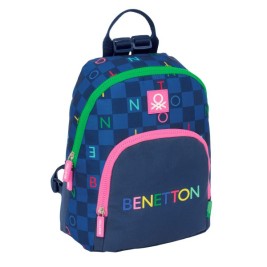 Раница Benetton Damero Морско син 25 x 30 x 13 cm