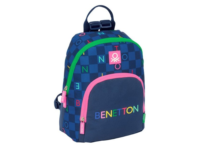 Раница Benetton Damero Морско син 25 x 30 x 13 cm