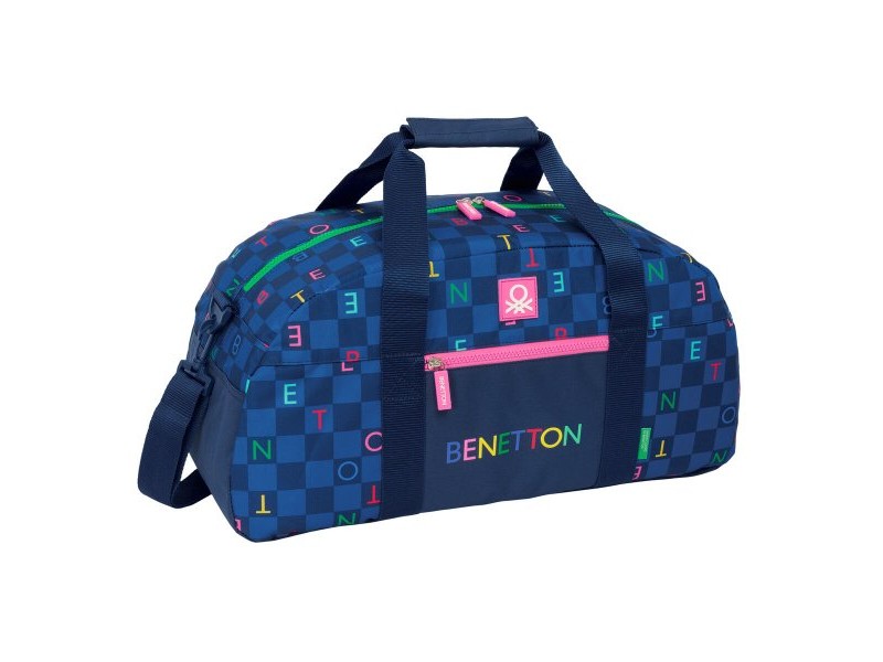 Спортна Чанта Benetton Damero Морско син 50 x 26 x 20 cm Спортна Чанта Benetton Damero Морско син 50 x 26 x 20 cm