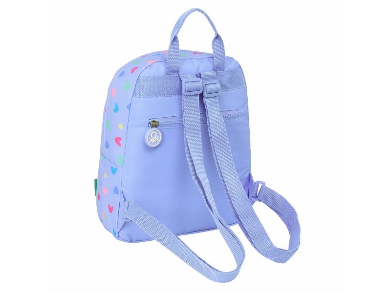 Всекидневна Раница Benetton Lila Люляк 25 x 30 x 13 cm
