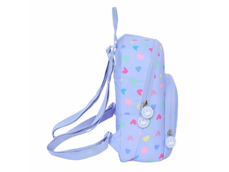Всекидневна Раница Benetton Lila Люляк 25 x 30 x 13 cm