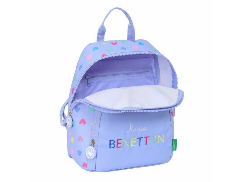 Всекидневна Раница Benetton Lila Люляк 25 x 30 x 13 cm