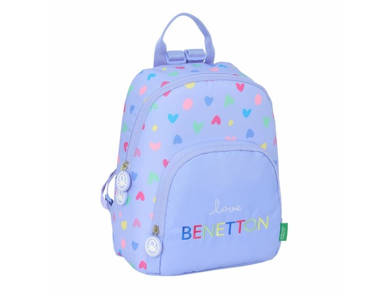 Всекидневна Раница Benetton Lila Люляк 25 x 30 x 13 cm