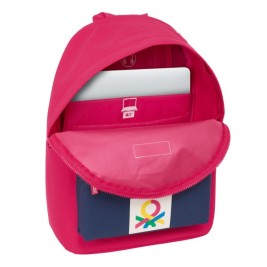 Раница за лаптоп Benetton benetton череша Морско син 31 x 41 x 16 cm