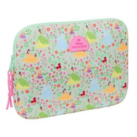 Калъф за каптоп Disney Princess Bloom Зелен Розов 15,6'' 39,5 x 27,5 x 3,5 cm