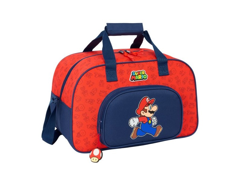 Спортна Чанта Super Mario Trick Червен Тъмно синьо 40 x 24 x 23 cm