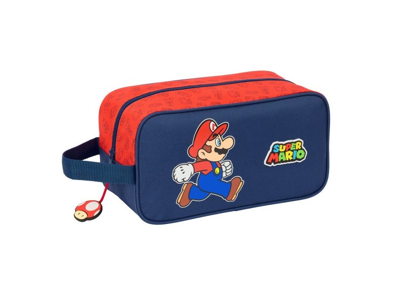 Пътническа Чанта за Обувки Super Mario Trick Червен Тъмно синьо 29 x 15 x 14 cm