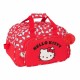 Спортна Чанта Hello Kitty Iconic Бял Червен 40 x 24 x 23 cm