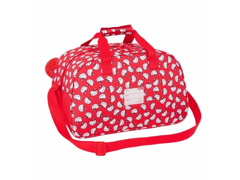 Спортна Чанта Hello Kitty Iconic Бял Червен 40 x 24 x 23 cm