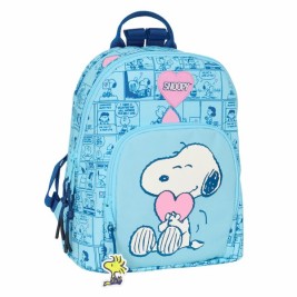 Всекидневна Раница Snoopy Love Светло син 25 x 30 x 13 cm