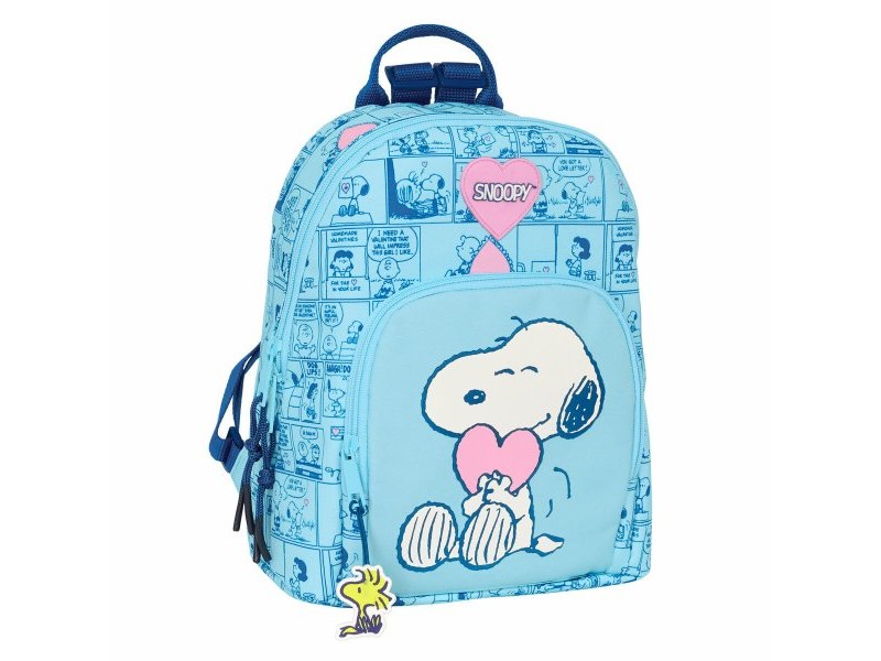 Всекидневна Раница Snoopy Love Светло син 25 x 30 x 13 cm Всекидневна Раница Snoopy Love Светло син 25 x 30 x 13 cm